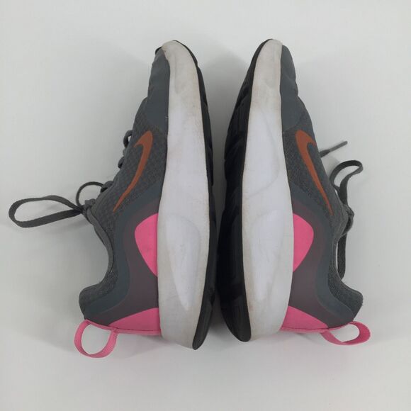 Nike WearAllDay Low Top Sneakers Size 4Y Youth Big Kid Gray Pink Athletic Shoes - Picture 5 of 8